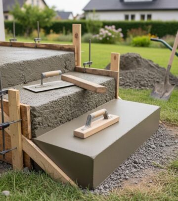 Master the art of constructing durable concrete steps with this comprehensive DIY tutorial, covering design, forms, pouring, and finishing for lasting results.