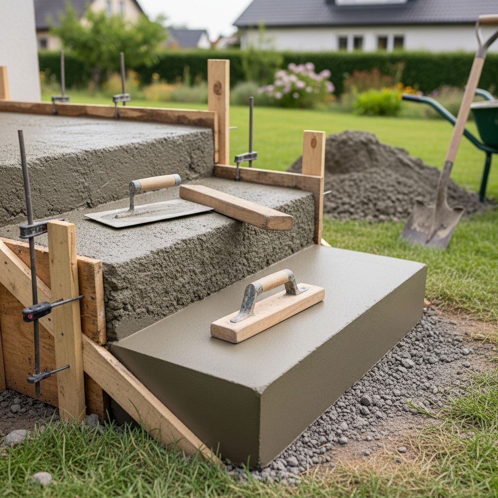 Master the art of constructing durable concrete steps with this comprehensive DIY tutorial, covering design, forms, pouring, and finishing for lasting results.