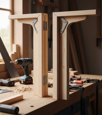 Master the art of crafting sturdy, space-saving folding legs for wooden tables with this comprehensive DIY guide.