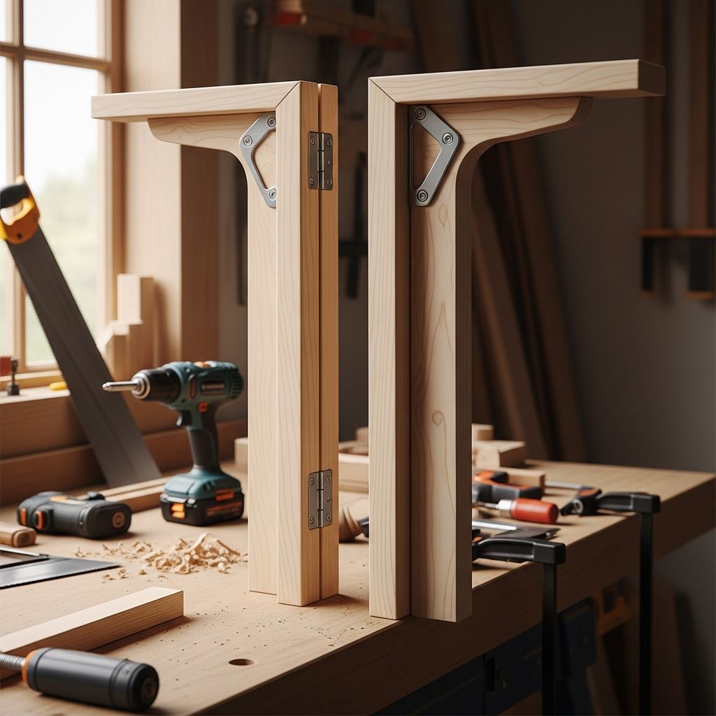 Master the art of crafting sturdy, space-saving folding legs for wooden tables with this comprehensive DIY guide.