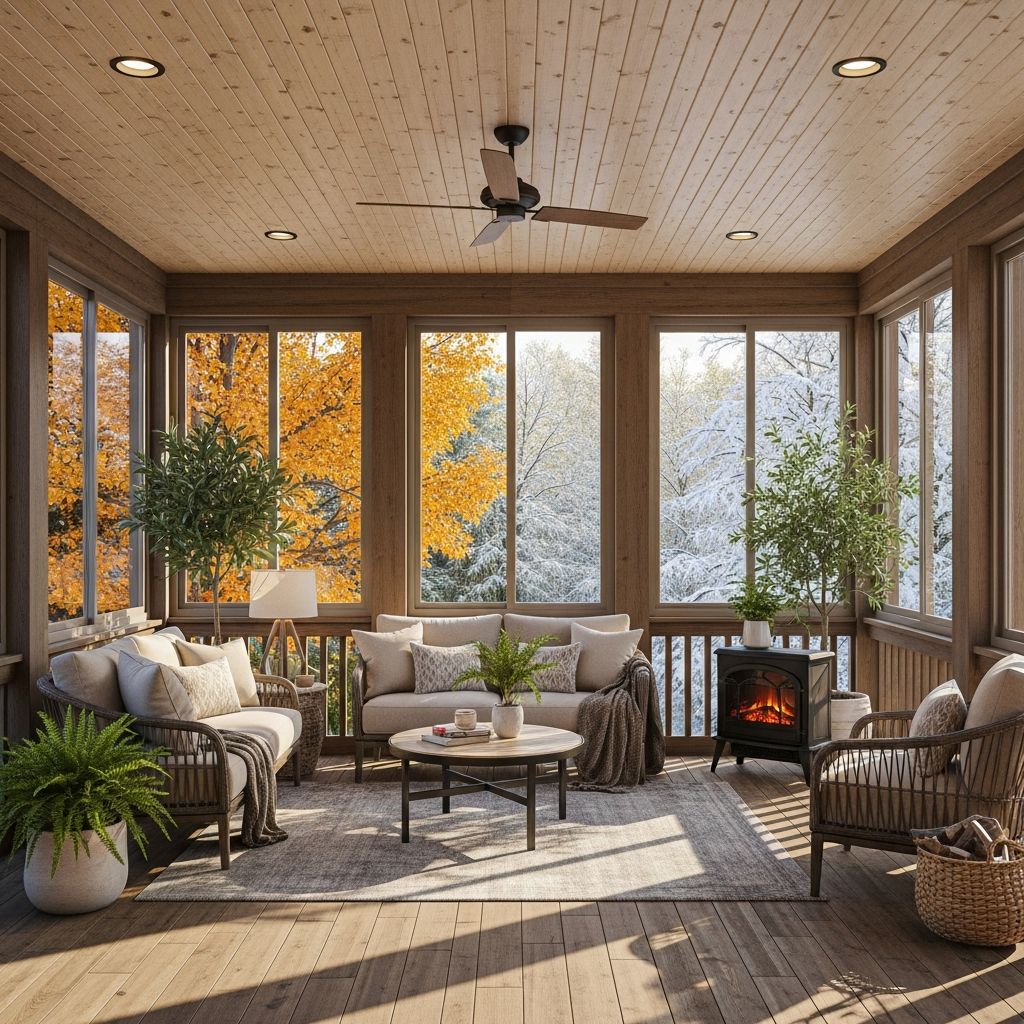 Transform your outdoor space into a year-round retreat with expert guidance on planning, constructing, and finishing a durable all-season porch addition.