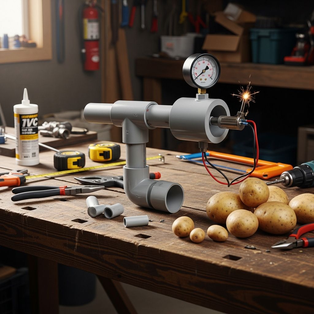 Master the art of constructing a powerful potato cannon with step-by-step instructions, safety tips, and the physics that make it fly.