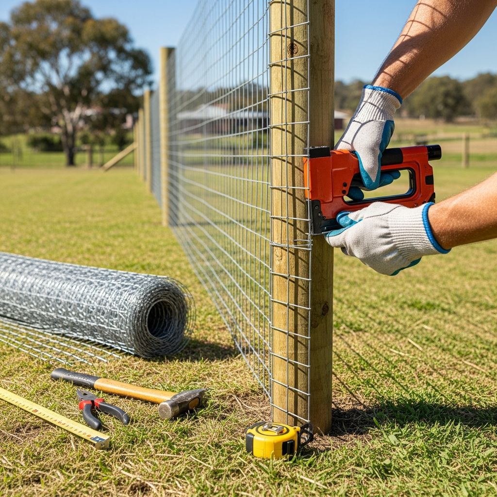 Master the art of constructing a durable wire mesh fence for your property with this comprehensive DIY guide, perfect for beginners and seasoned builders alike.