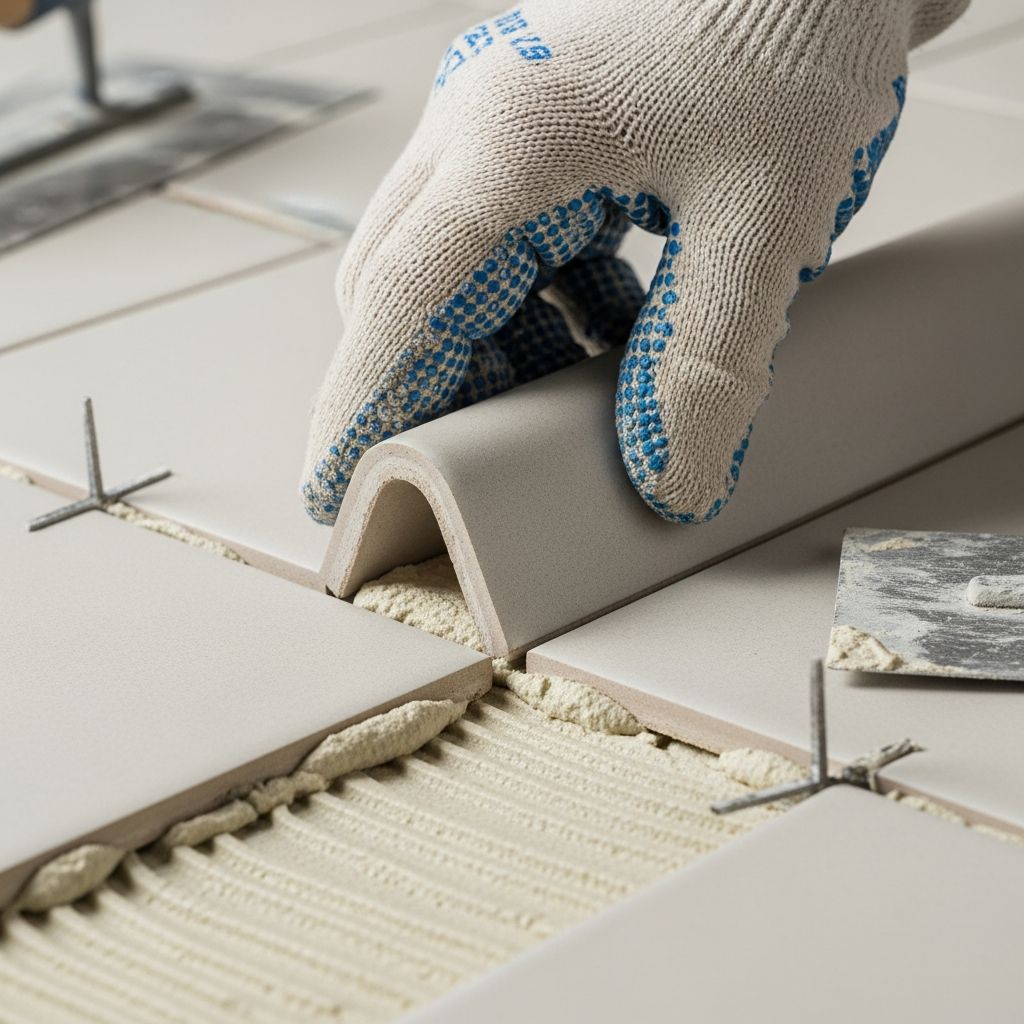 Master the art of finishing tile edges with professional bullnose installation techniques