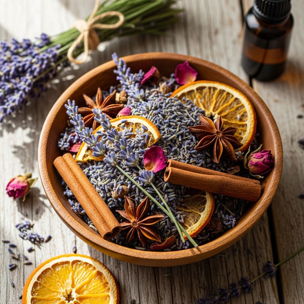 Master the art of crafting fragrant lavender potpourri with natural ingredients and proven techniques.