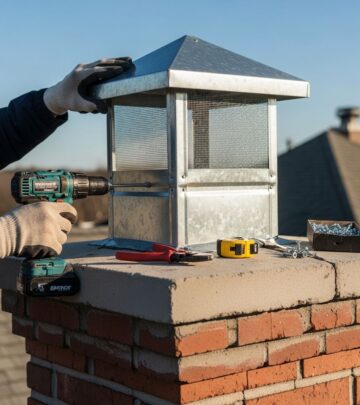 Build and install your own durable chimney cap to shield your home from rain, debris, and wildlife while saving money on professional services.