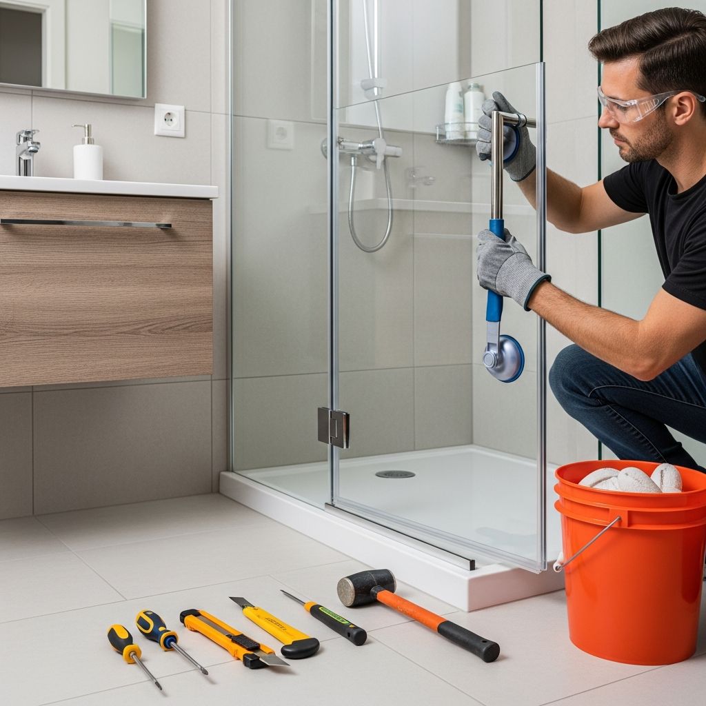 Master the complete process of safely removing glass shower doors with expert techniques and tools.