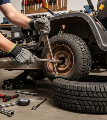 Master the essential steps to replace lawn mower tires safely and efficiently at home.