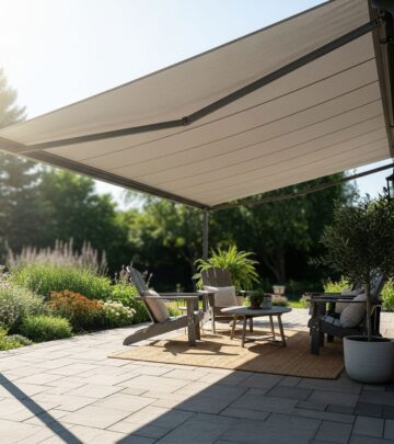 Transform your outdoor space with this comprehensive guide to constructing a durable patio awning from scratch using basic tools and materials.