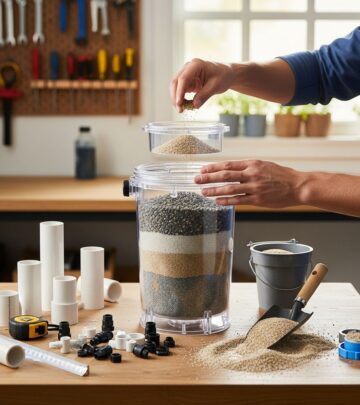 Master the art of constructing a reliable sand filter at home for crystal-clear water using simple materials and proven techniques.