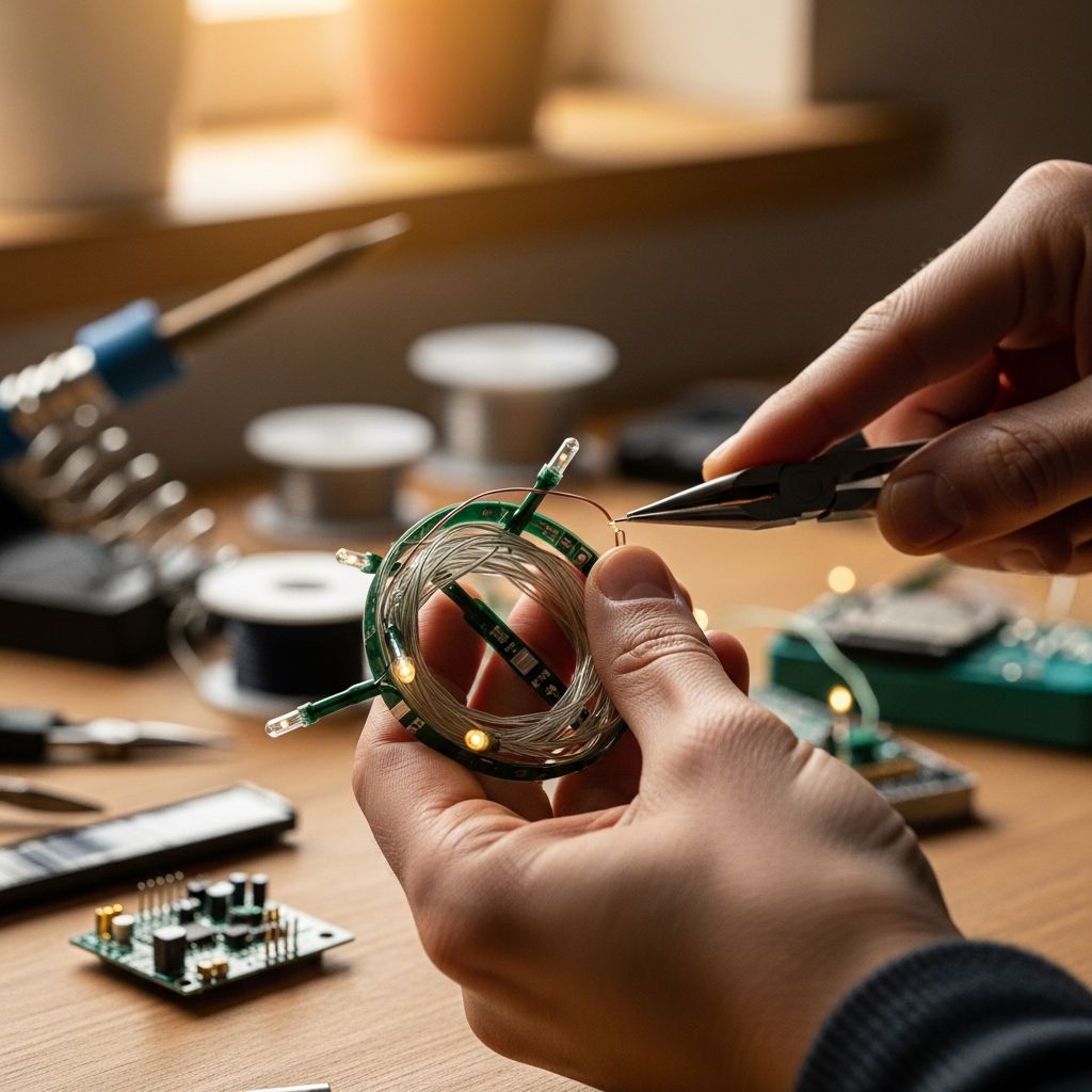 Transform everyday mini Christmas lights into eco-friendly solar-powered displays with this comprehensive step-by-step tutorial for sustainable holiday lighting.