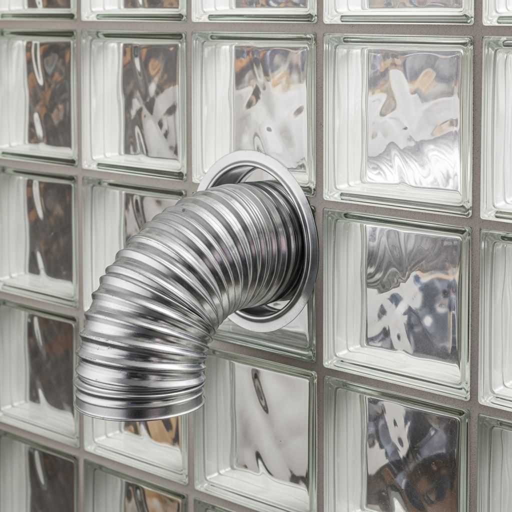 Master the technique for routing your dryer vent through a glass block window without compromising safety or efficiency in your laundry setup.