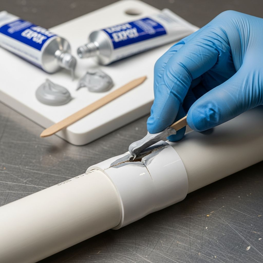 Discover expert techniques to repair PVC pipe leaks and cracks using epoxy putty for durable, long-lasting fixes without full replacements.