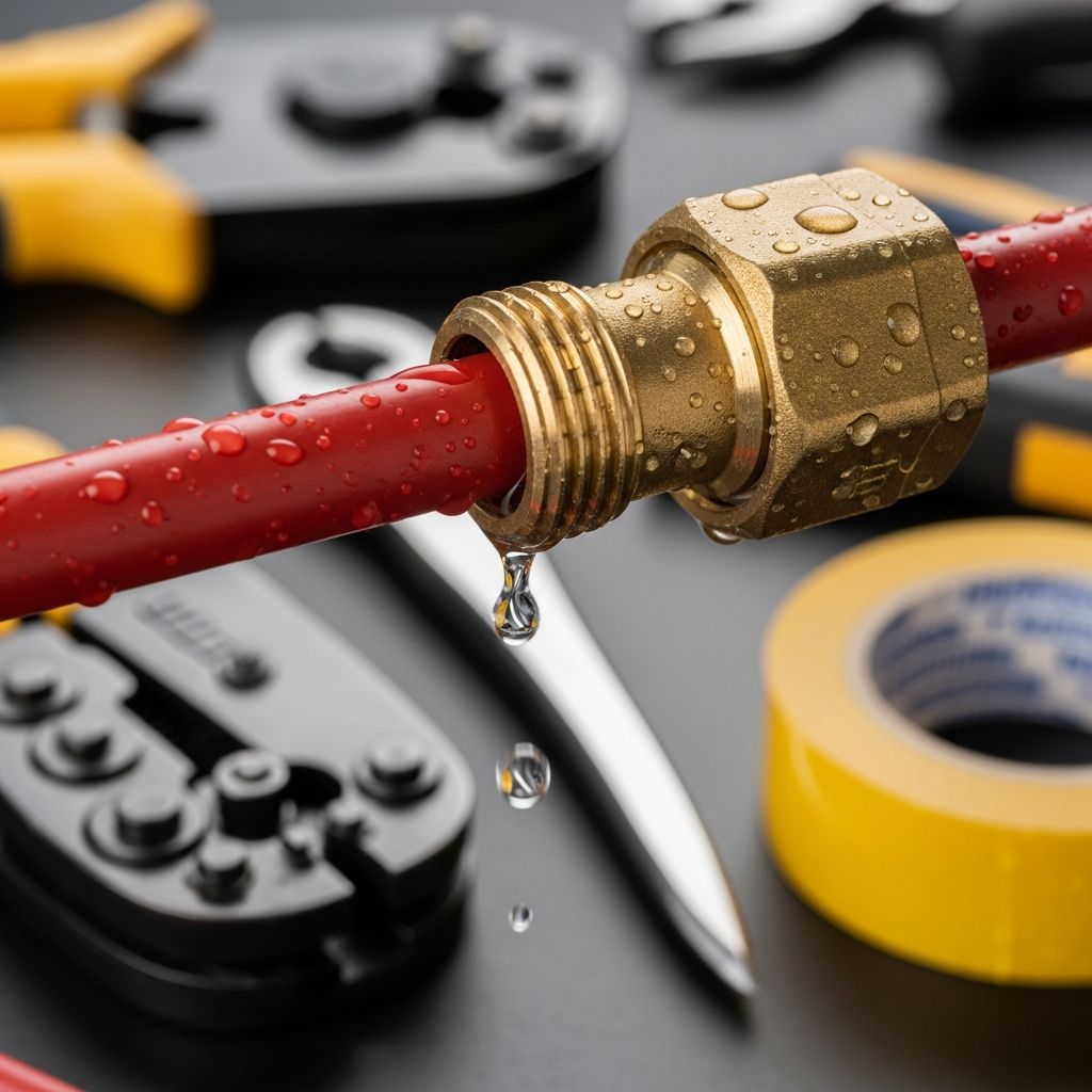 Learn proven methods to identify, assess, and repair leaking PEX connectors effectively.
