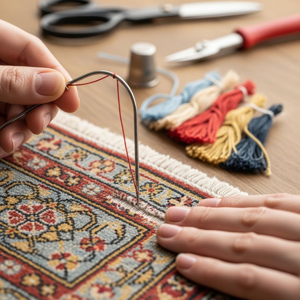 Restore your area rugs with proven DIY techniques for tears, frays, burns, and more to save money and extend their life.