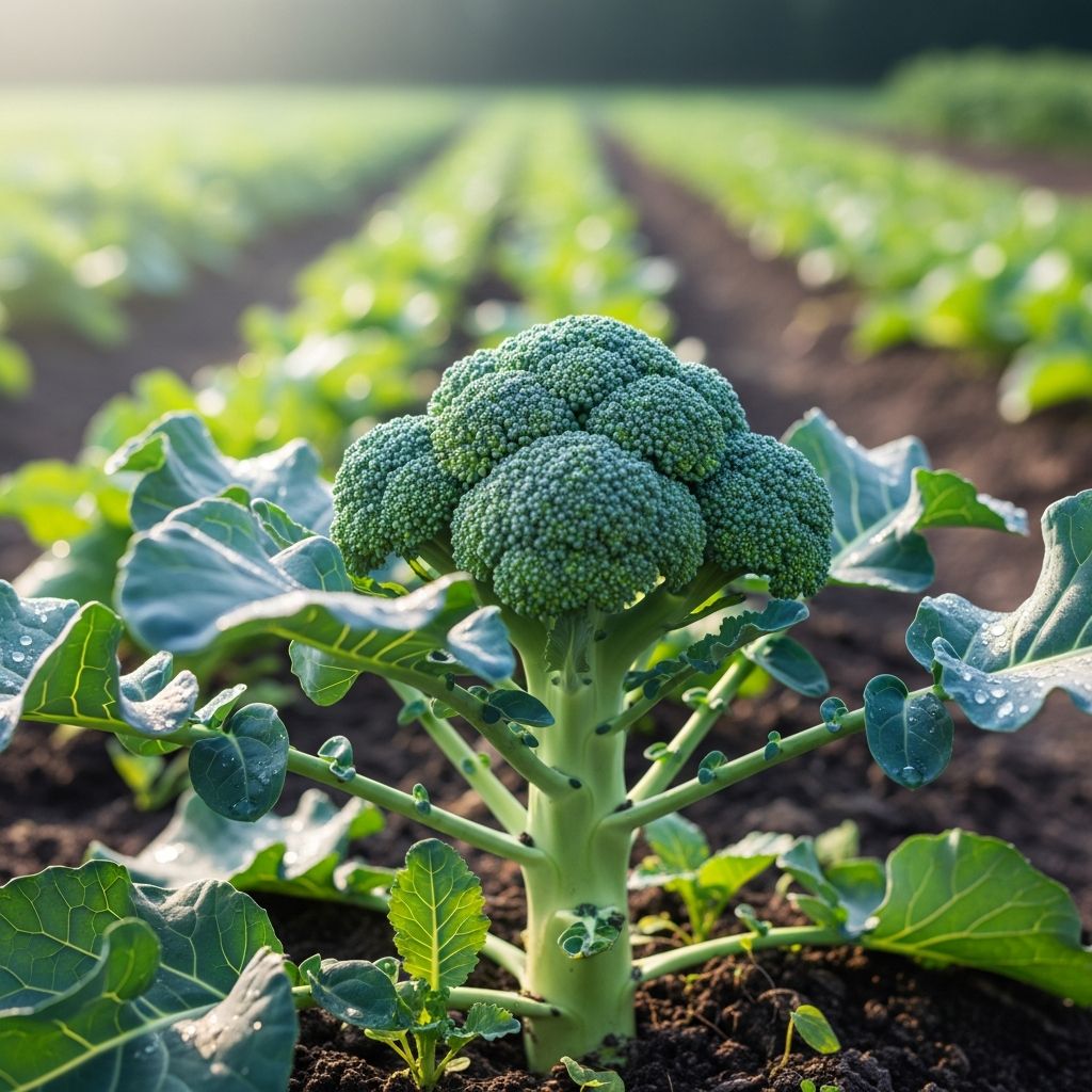 Master broccoli cultivation from seed to harvest with expert growing strategies.