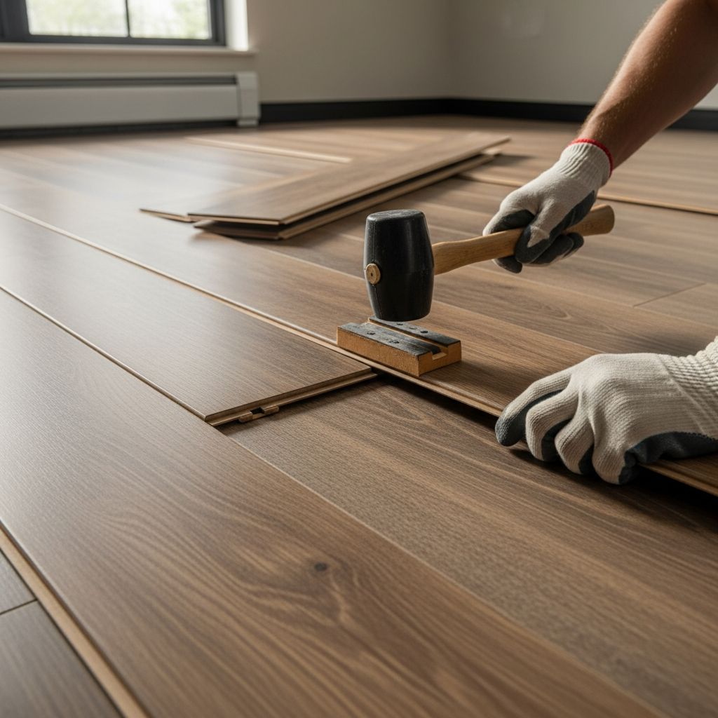 Master the art of laying floating tongue-and-groove flooring with our detailed guide for a durable, professional finish at home.