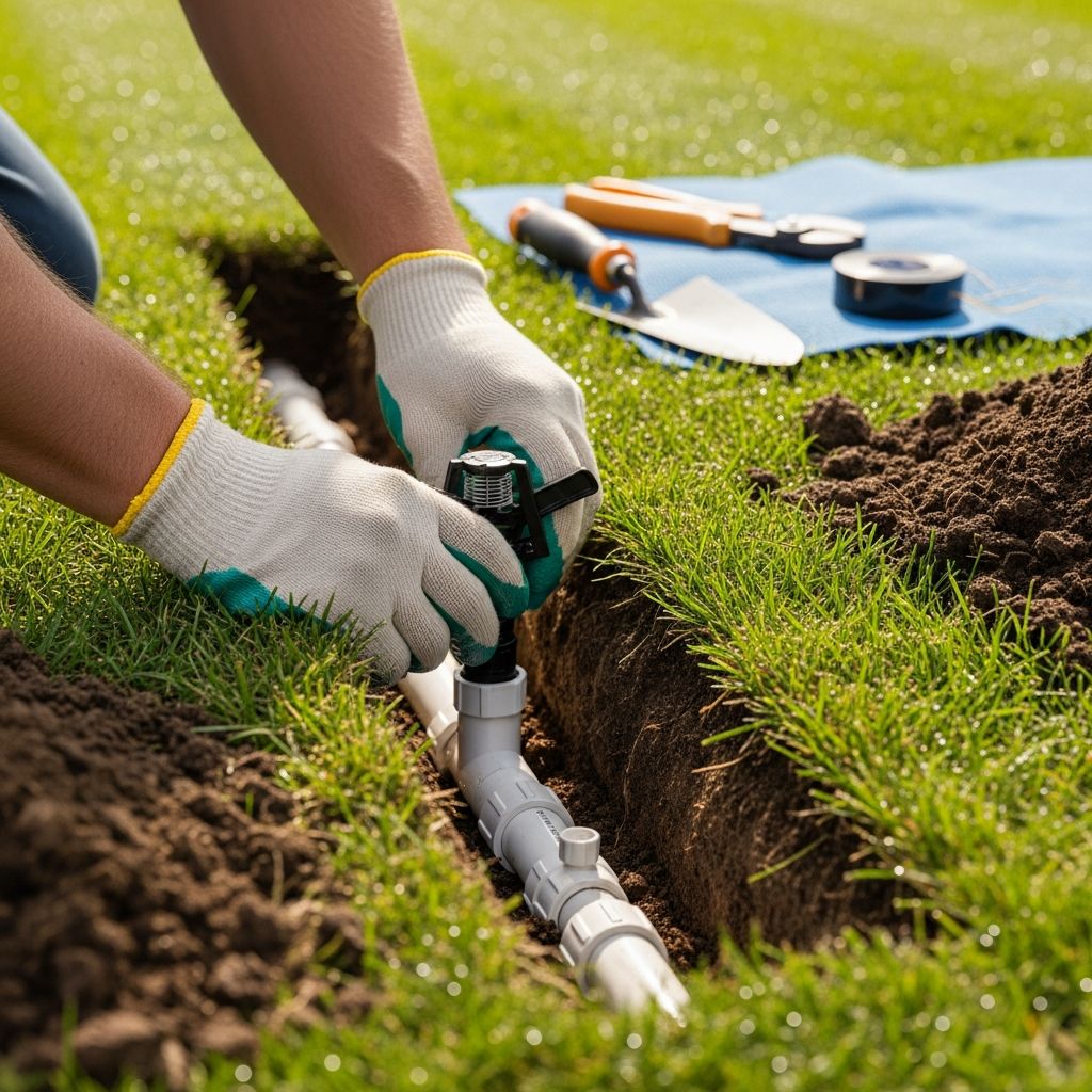 Master the art of setting up pop-up sprinklers for flawless lawn coverage with this detailed step-by-step tutorial for homeowners.