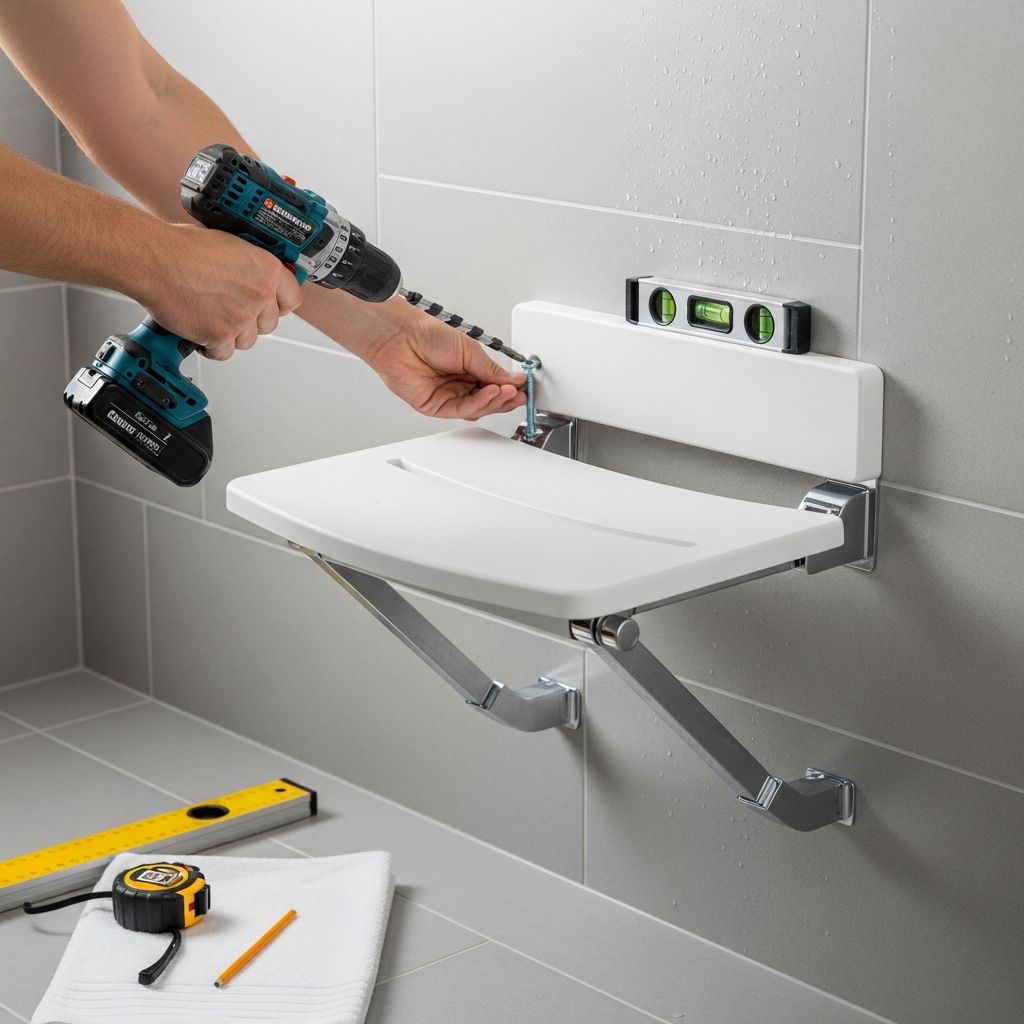 Master the art of installing a durable shower seat for safety, comfort, and accessibility in your bathroom renovation projects.