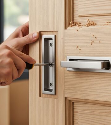 Master the art of fitting flush door pulls for a seamless, modern look on sliding and pocket doors with this detailed step-by-step tutorial.