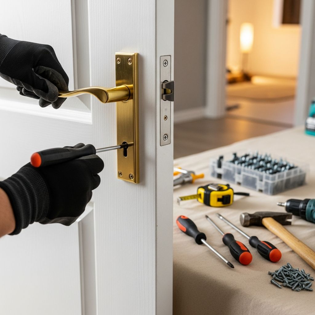 Master the art of replacing interior door knobs with professional techniques
