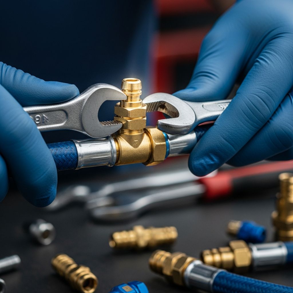 Unlock the secrets to secure, leak-free air hose fittings for optimal tool performance and safety in your workshop.
