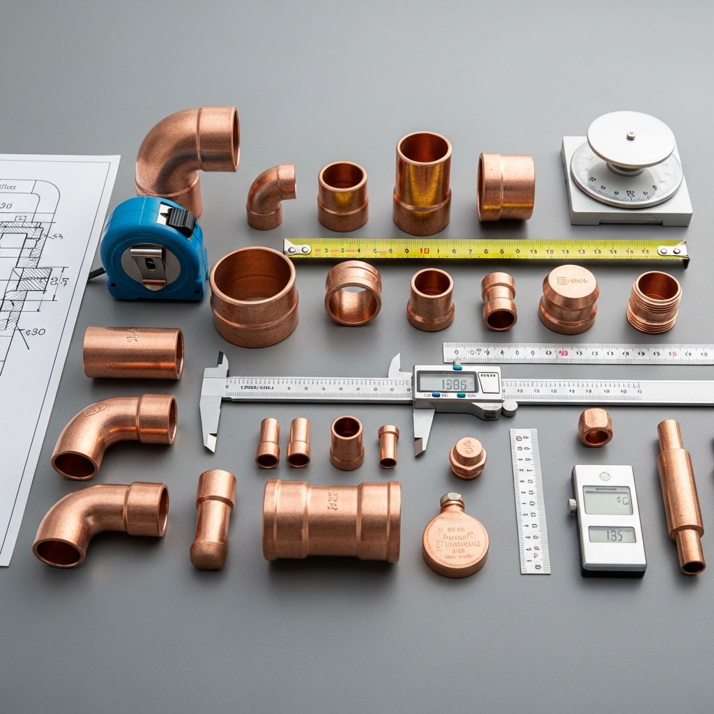 Master the art of accurately measuring copper fittings for flawless plumbing installations