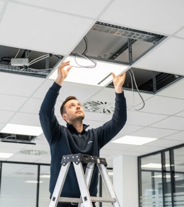 Master the art of securely attaching light fixtures to suspended ceilings with our detailed, step-by-step guide for safe and professional results.