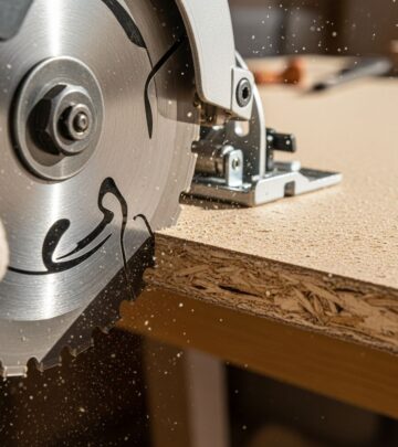 Master precision techniques for flawless edges on particle board and melamine surfaces without tear-out or chipping.