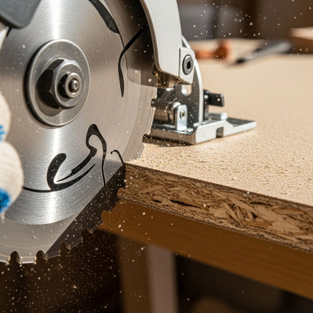Master precision techniques for flawless edges on particle board and melamine surfaces without tear-out or chipping.