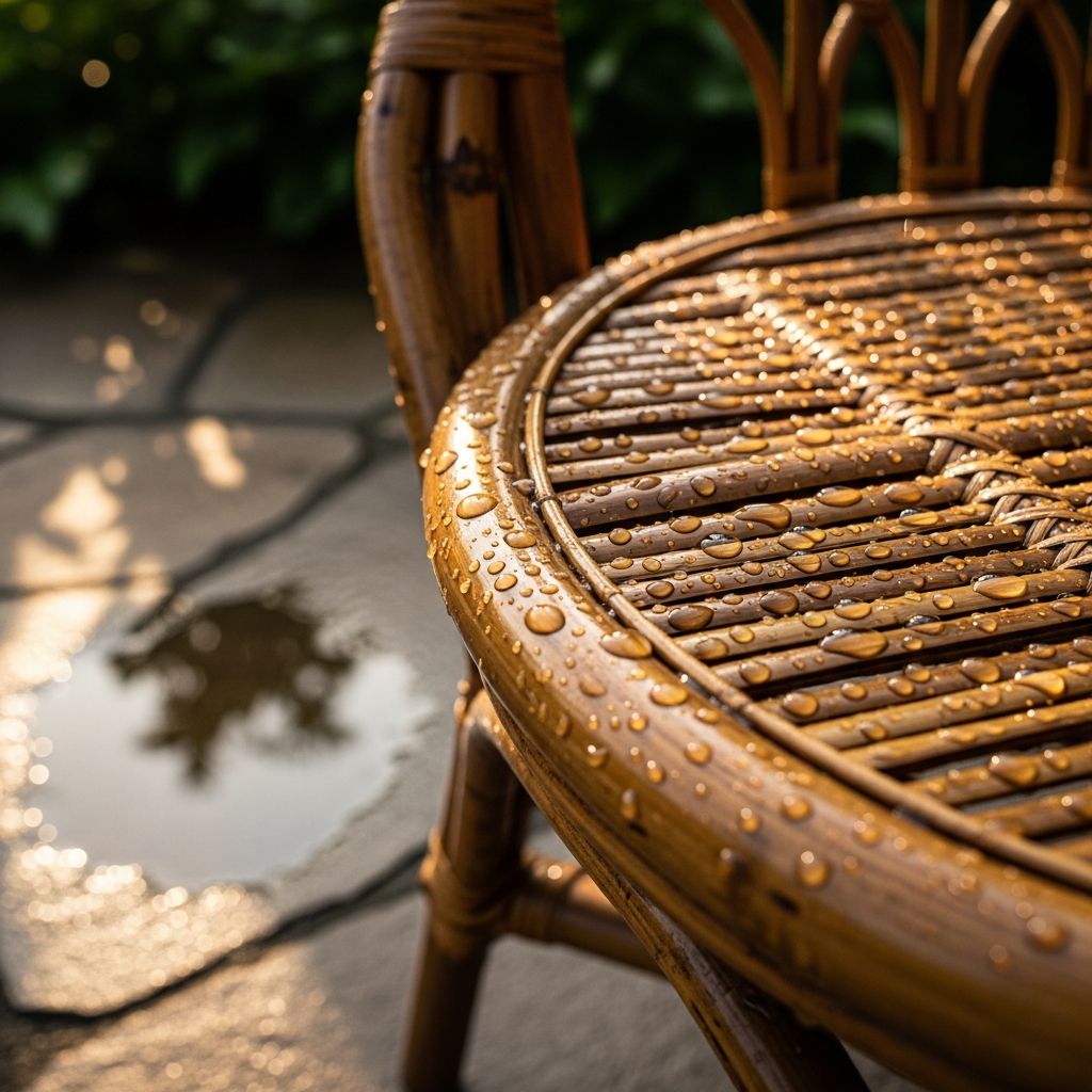 Discover proven techniques to shield your bamboo wicker furniture from moisture damage, ensuring long-lasting beauty and durability outdoors.