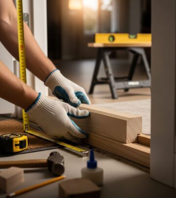 Master the art of elevating your door threshold for better accessibility, weather protection, and seamless flooring transitions with this detailed DIY tutorial.