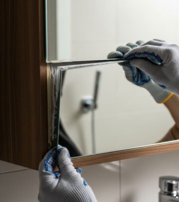 Master the art of swapping out your bathroom cabinet mirror with our detailed DIY guide for a fresh, professional finish.