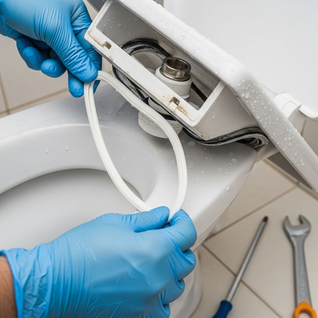 Master the step-by-step process to replace your toilet tank gasket and stop leaks with confidence using basic tools.