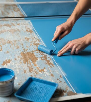 Expert guide to restoring your worn ping pong table surface for endless family fun and competitive play at home.