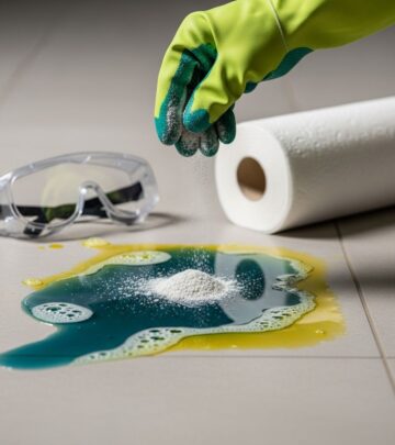 Expert guidance on neutralizing and cleaning hazardous drain cleaner spills to protect your home and health effectively.