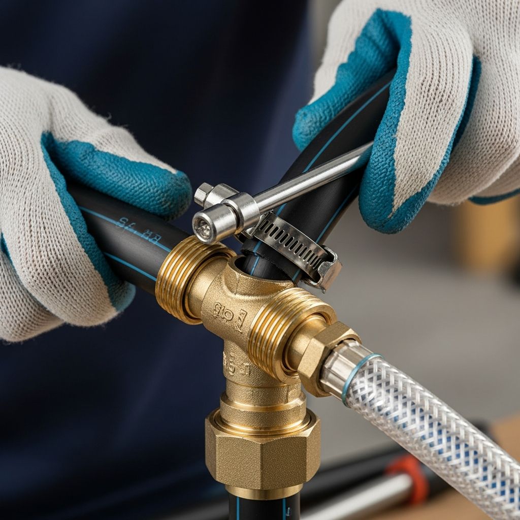 Master the essential techniques for reliably connecting polyethylene pipe to barb fittings.