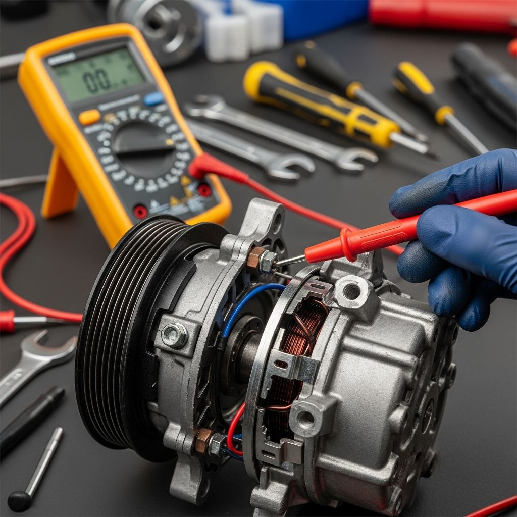 Master the diagnostics of your vehicle's AC compressor clutch with step-by-step tests using basic tools for reliable cooling performance.