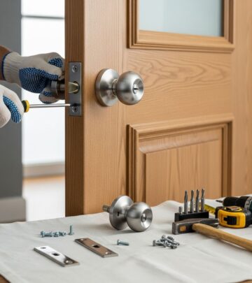 Transform your home's interior with this practical guide to swapping door hardware