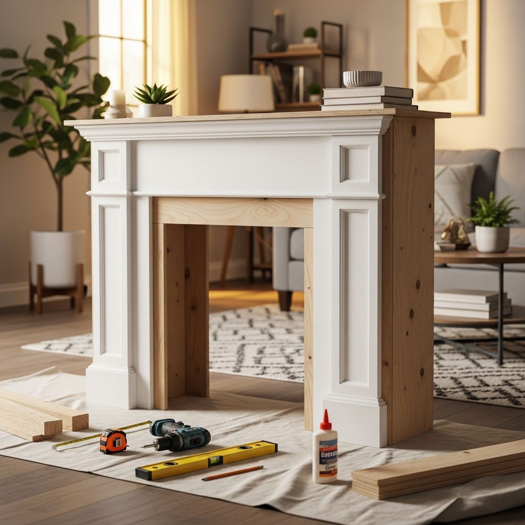Transform any room with a cozy faux fireplace using simple materials and easy steps—no real fire required.