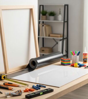 Transform everyday surfaces into functional magnetic whiteboards with simple materials and techniques for home, office, or play areas.