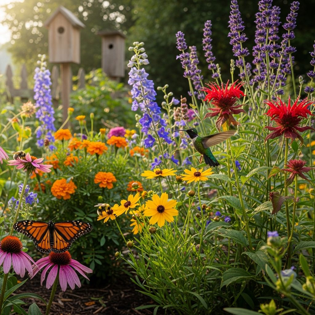 Transform your garden into a vibrant sanctuary for bees, butterflies, and essential pollinators.