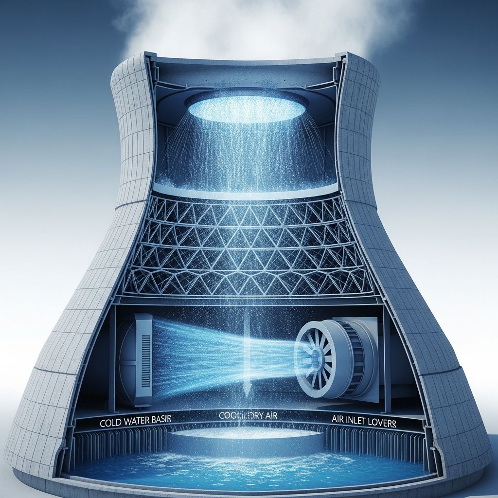 Discover how cooling towers function, their key types, components, and vital role in efficient HVAC and industrial cooling systems.
