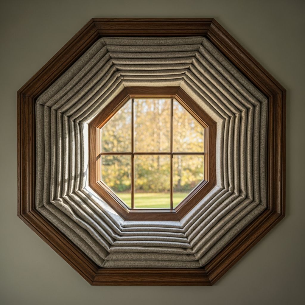 Transform unusual octagon windows into stylish features with these DIY techniques for shades, panels, and decorative covers.