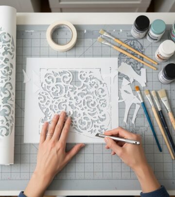 Master the art of designing and crafting reusable stencils for beautiful wall art projects