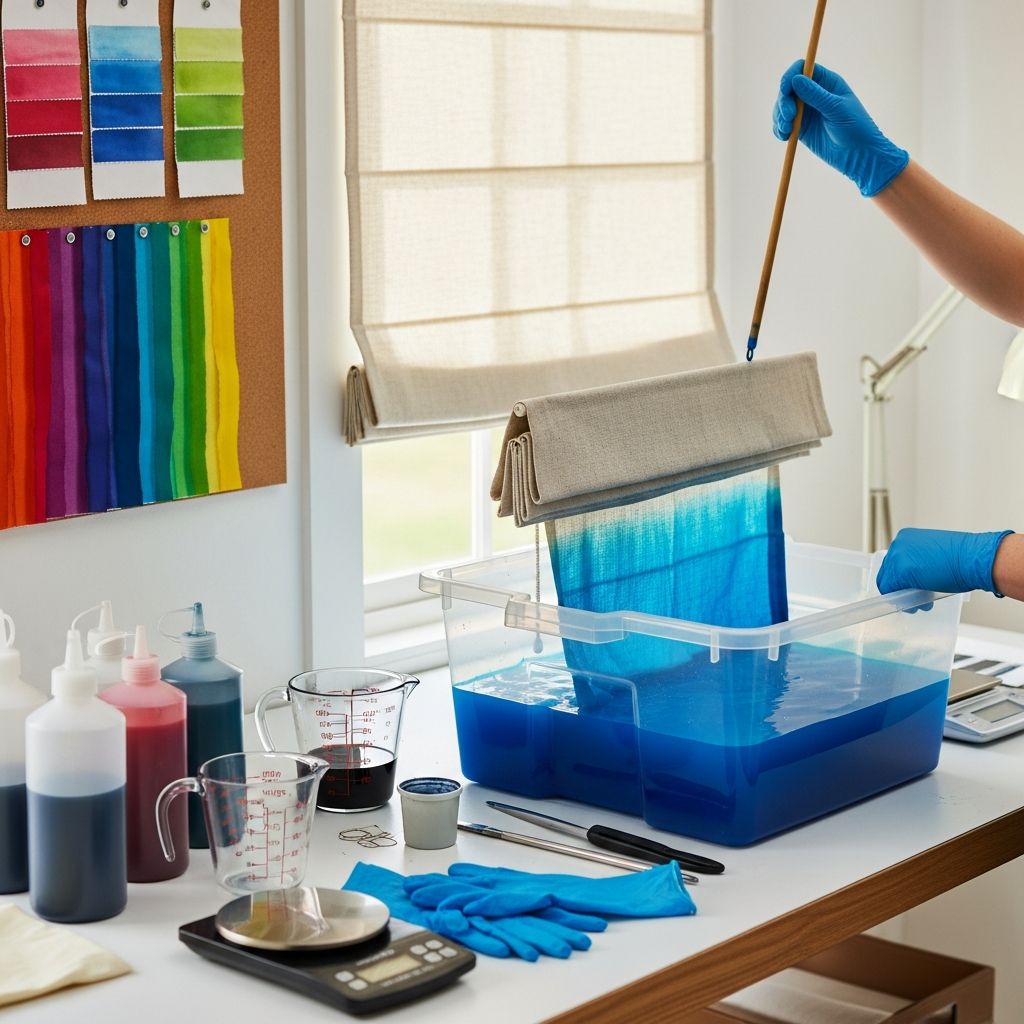 Transform outdated Roman shades with DIY dyeing techniques for a fresh, personalized window treatment that matches your decor perfectly.