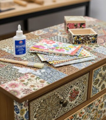 Transform old furniture into stunning pieces with these 14 practical decoupage tips for beginners and experts alike.