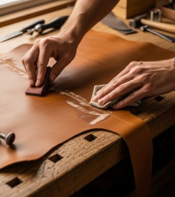 Master the art of aging leather with simple tools and techniques for that authentic vintage appeal on jackets, bags, and more.