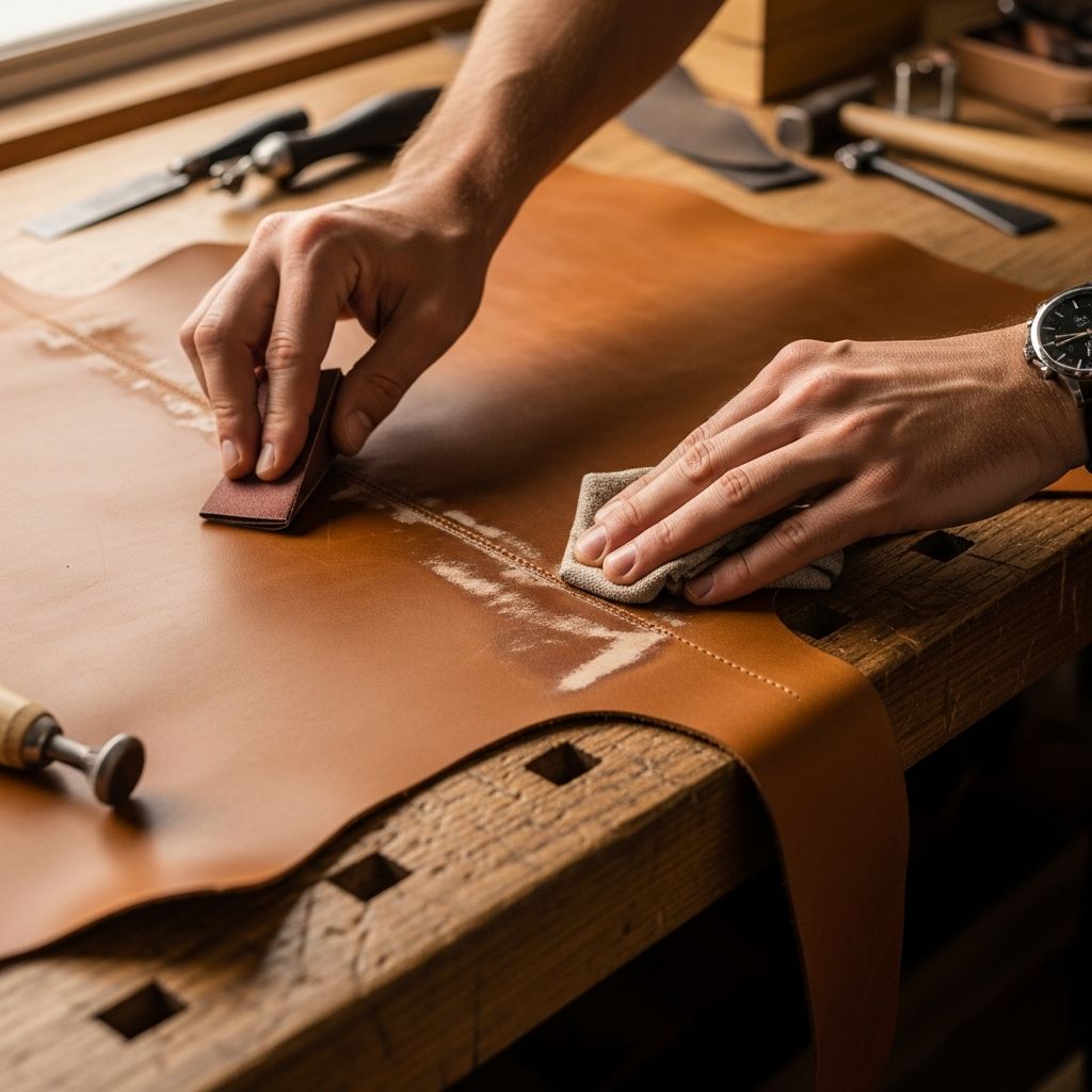 Distress Leather Like a Pro Master the art of aging leather with simple tools and techniques for that authentic vintage appeal on jackets, bags, and more.