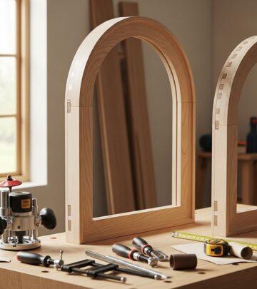 Transform ordinary mirrors into stunning arched masterpieces with this comprehensive DIY tutorial, perfect for elevating any room's aesthetic on a budget.